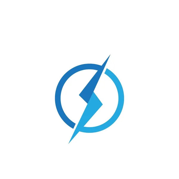 Power Icon Vector Illustration Design Logo Template — Stock Vector