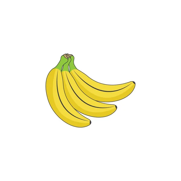 Banana图标模板矢量图解设计 — 图库矢量图片