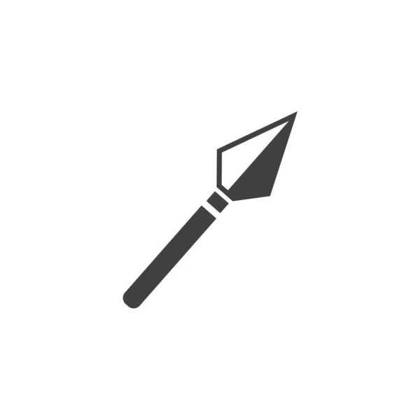 Ícone Ilustração Vetorial Spear Design Modelo —  Vetores de Stock