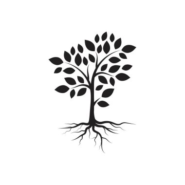 ağaç dalı ilüstrasyon tasarım şablonu