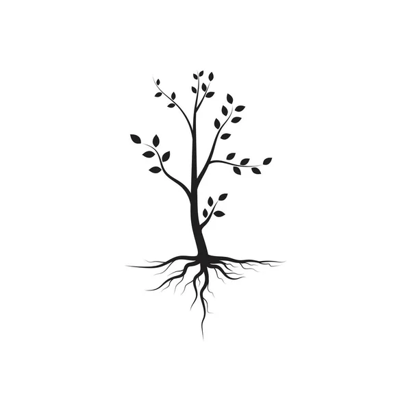 Copac Ramură Vector Șablon Design Ilustrație — Vector de stoc