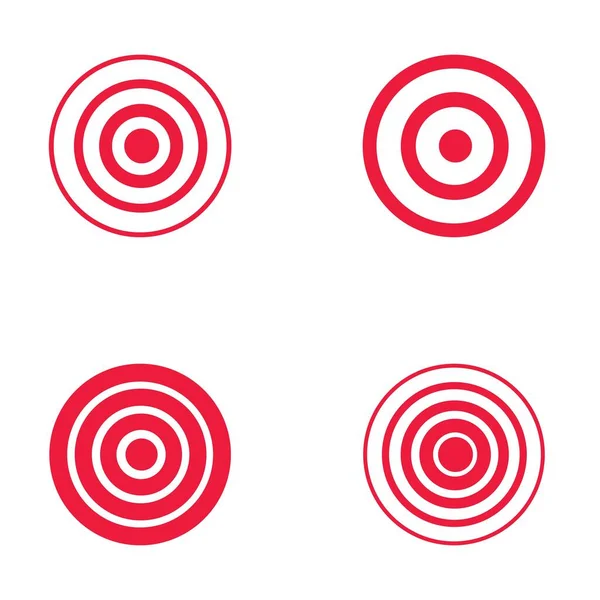 Target Vector Symbol Illustration Design Vorlage — Stockvektor