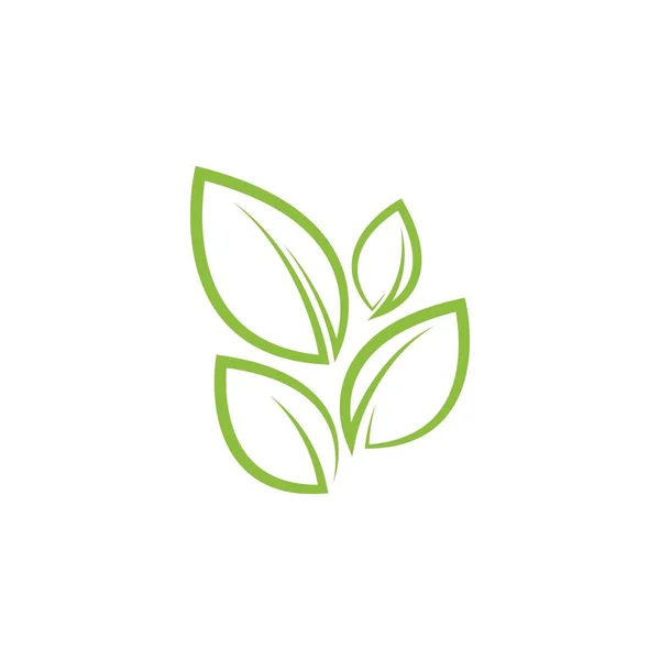 Зелене Дерево Листя Екології Елемент Природи Векторний Дизайн — стоковий вектор