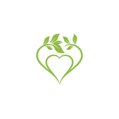 Yeşil Ağaç Yaprağı ekolojisi doğa element tasarımı