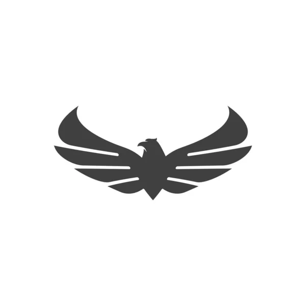 Ikona Křídla Sokola Návrhy Vektorových Ilustrací — Stockový vektor