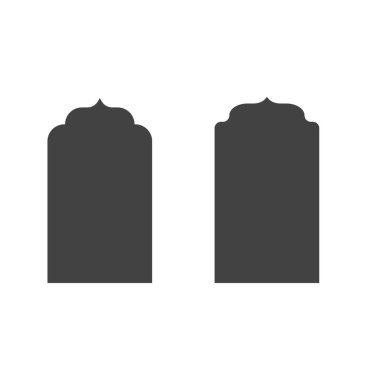 Cami pencere vektör tasarım şablonu