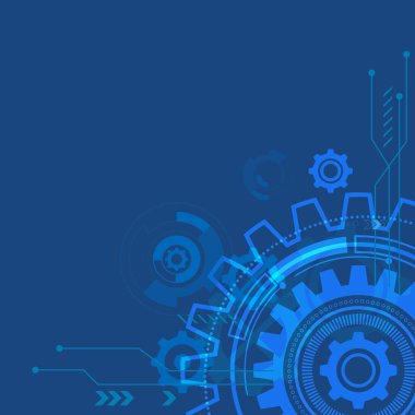 Gear Gelecek vektör resimleme tasarımı