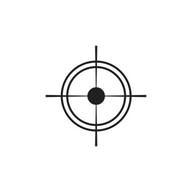 Hedef Vektör simgesi çizim şablonu