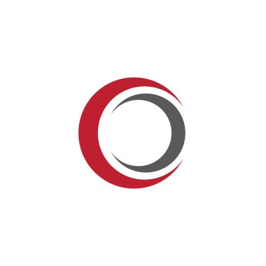 C Harfi illüstrasyon Şablon vektör tasarımı