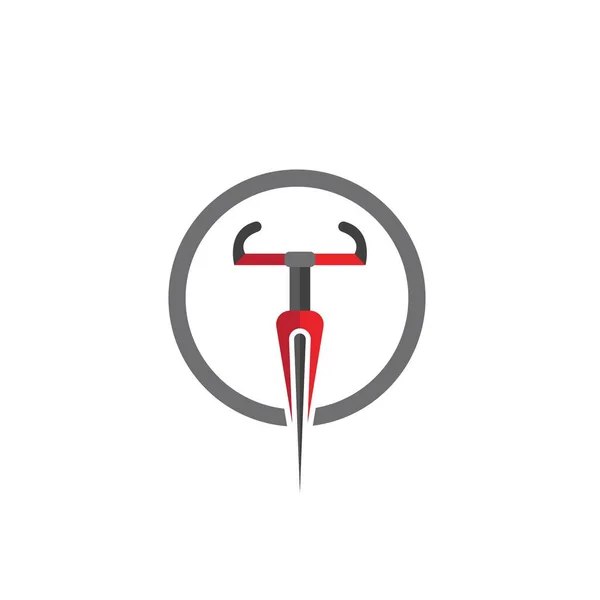 Fahrrad Vektor Symbol Illustration Design Vorlage — Stockvektor