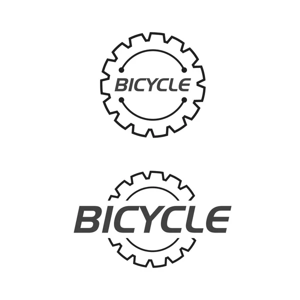 Bisiklet Vektörü Simge Tasarım Şablonu — Stok Vektör