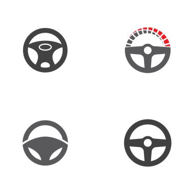 Sürücü simgesi şablon vektör illüstrasyon tasarımı