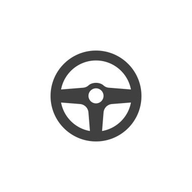 Sürücü simgesi şablon vektör illüstrasyon tasarımı