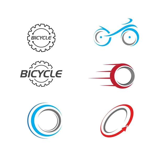 Biciclete Vector Pictogramă Șablon Design Ilustrare — Vector de stoc