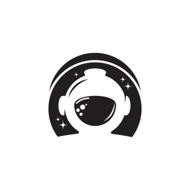 astronot Vektör simgesi tasarım şablonu