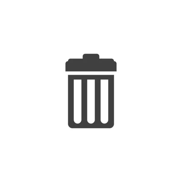 Basura Iconos Vector Ilustración Diseño Plantilla — Vector de stock