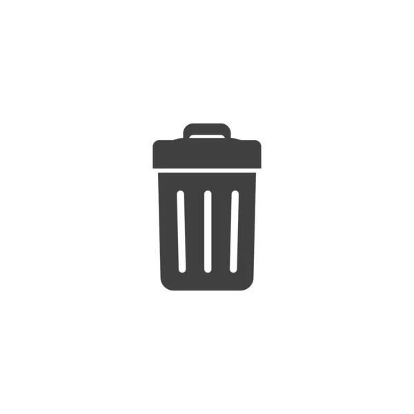 Basura Iconos Vector Ilustración Diseño Plantilla — Vector de stock