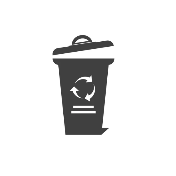 Trash Symbole Vektor Illustration Design Vorlage — Stockvektor
