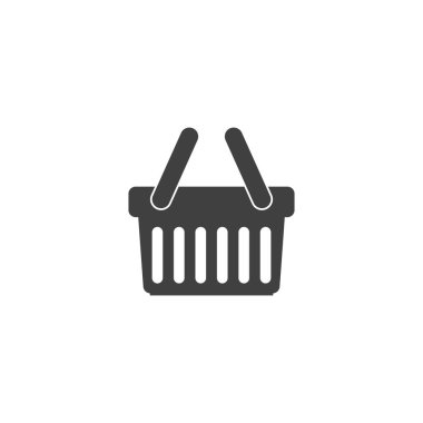 Sepet vektör simgesi, Alışveriş İşareti Çevrimiçi dükkan veya e-dükkan konsepti