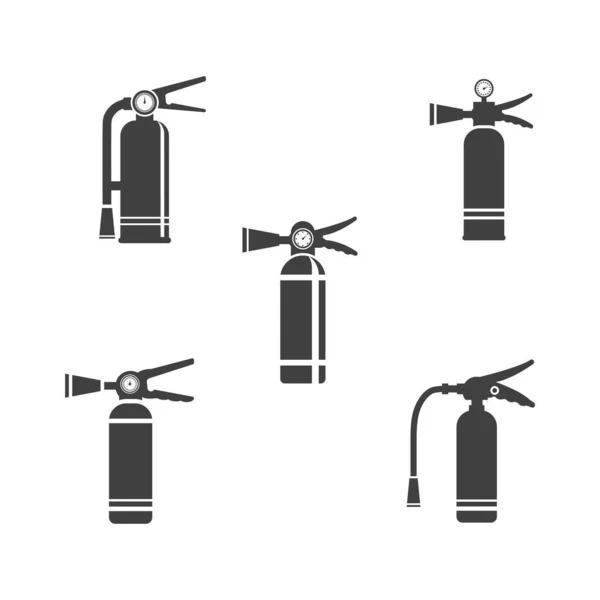 Fire Extinguisher Icon Vector Illustration Template — Stock Vector