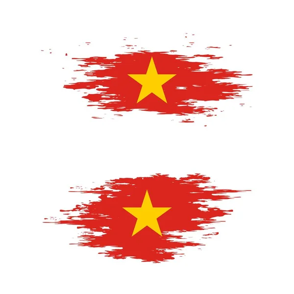 Día Independencia Vietnam Icono Ilustración Diseño — Vector de stock