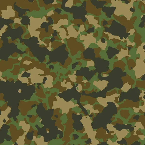 Texture Camouflage Militaire Répète Conception Illustration Armée — Image vectorielle