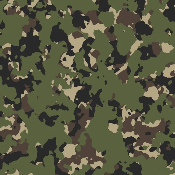 Textur Kamouflage Militär Upprepar Armé Illustration Design — Stock vektor