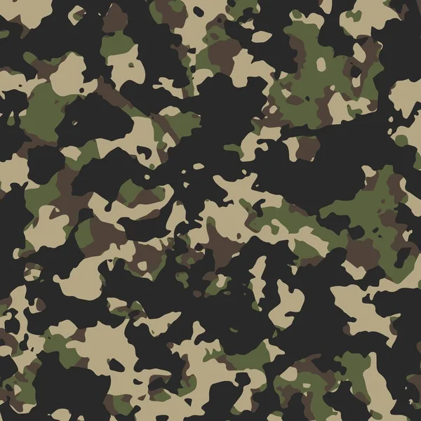 Textura Maskování Vojenské Opakuje Armádní Ilustrační Design — Stockový vektor