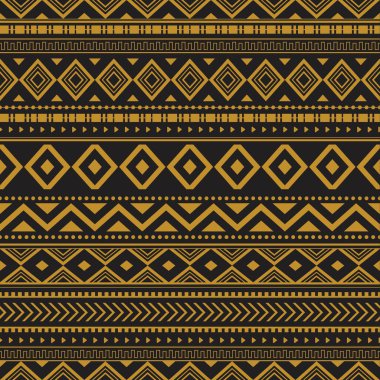 Kabilesel, pürüzsüz geometrik, dikişsiz aztek deseni.
