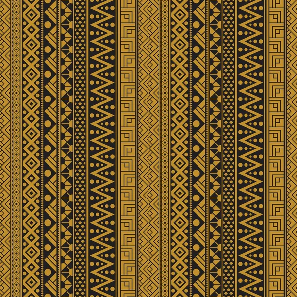 Padrão Sem Costura Tribal Design Padrão Azteca Sem Costura Geométrica — Vetor de Stock