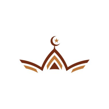 Cami sembolü vektör tasarım şablonu
