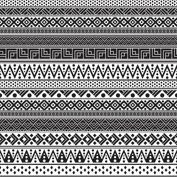 Tribal Nahtlose Muster Geometrische Nahtlose — Stockvektor