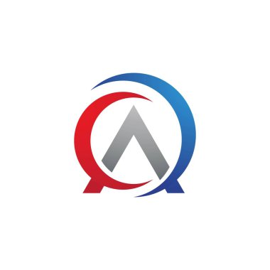 Bir Harf Logo Şablonu vektör illüstrasyon tasarımı