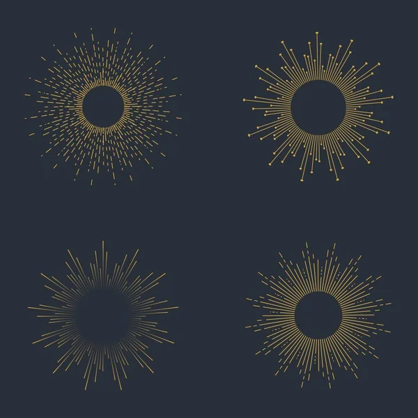 güneş patlaması ikon vektör çizim şablonu