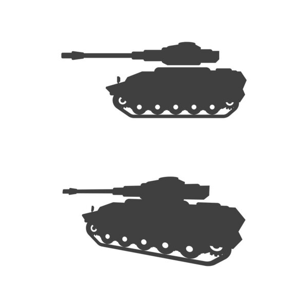 Military Tank  icon vector illustration design template