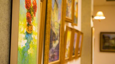 sinaia romanya renkli kültür müzesinde aralık sanat 