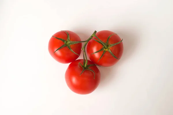 Tomate Fondo Blanco Vegetal — Foto de Stock