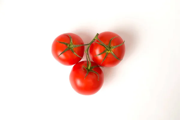 Tomate Fond Blanc Légume — Photo