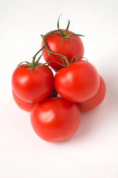 西红柿白色背景蔬菜 — 图库照片
