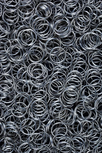 Sleutelhangers Achtergrond Nikkel Vergulde Sleutelhangers — Stockfoto