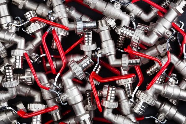 Su küresel vanalar. Su için vinil kolları.