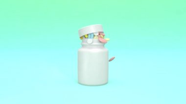 Tablet kavanozdan dökülür