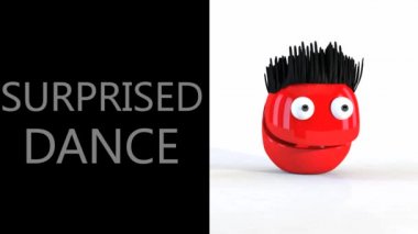 Dans bir kurgusal güzel çizgi film karakteri