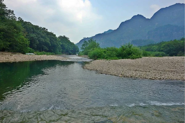 Rio Nanxijiang China Está Incluído Empela Unesco Lista Patrimônio Mundial — Fotografia de Stock