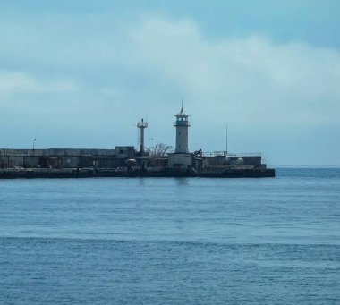 Yalta'da deniz feneri 1908 yılında inşa edildi, sadece Nazi işgali sırasında söküldü
