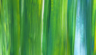 Soyut akrilik resim arka plan, doku, tasarım öğesi olarak kullanmak için. Modern sanat karışık renkler yeşil, mavi, sarı.