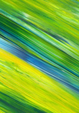 Soyut akrilik resim arka plan, doku, tasarım öğesi olarak kullanmak için. Modern sanat karışık renkler yeşil, mavi, sarı.