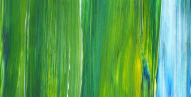 Soyut akrilik resim arka plan, doku, tasarım öğesi olarak kullanmak için. Modern sanat karışık renkler yeşil, mavi, sarı.