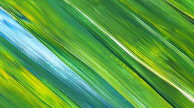 Soyut akrilik resim arka plan, doku, tasarım öğesi olarak kullanmak için. Modern sanat karışık renkler yeşil, mavi, sarı.