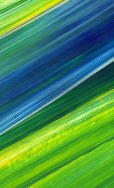 Soyut akrilik resim arka plan, doku, tasarım öğesi olarak kullanmak için. Modern sanat karışık renkler yeşil, mavi, sarı.